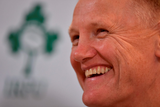 thumbnail: Despite the injury withdrawals, Joe Schmidt still had something to smile about at yesterday’s pre-Tour press conference. Photo: Brendan Moran/Sportsfile