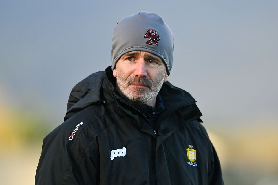 Clare manager Mark Fitzgerald. Photo: Seb Daly/Sportsfile