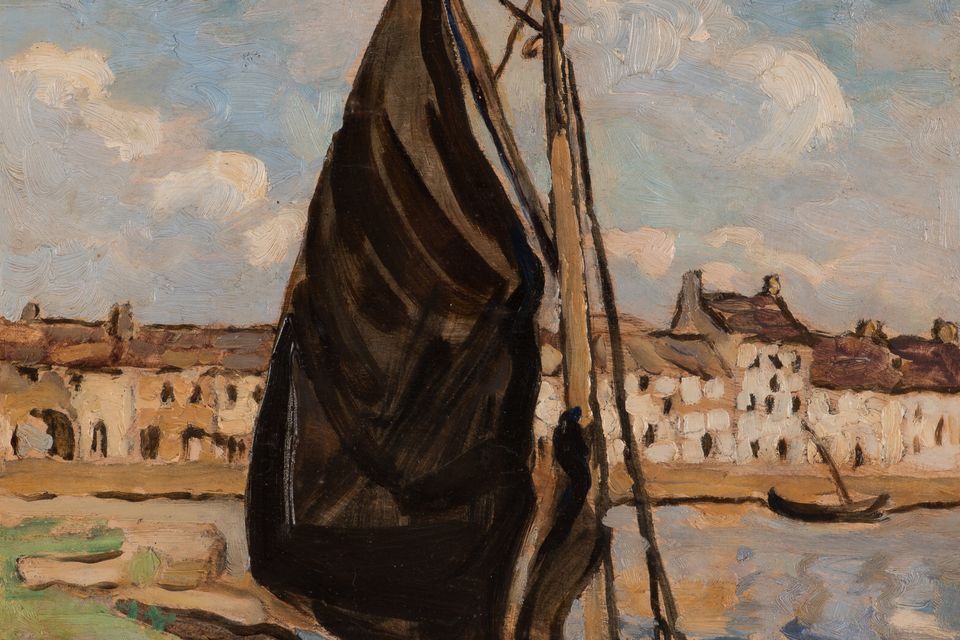 Galway Hooker by Letitia Marion Hamilton 