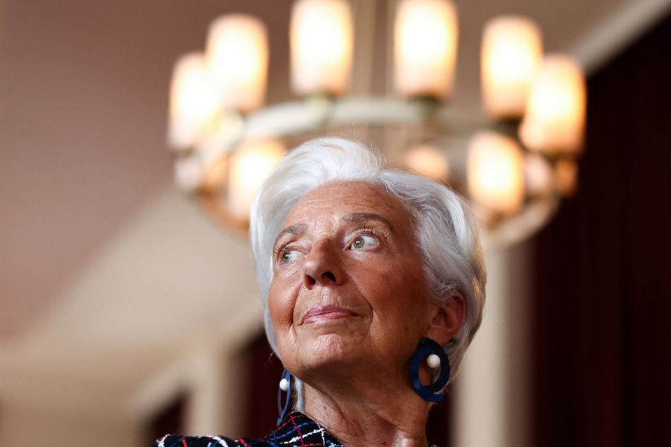 European Central Bank president Christine Lagarde. Photo: Reuters/Liesa Johannssen
