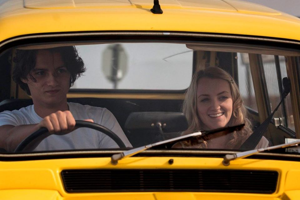 George Webster and Evanna Lynch hit the road in 'My Name is Emily'.