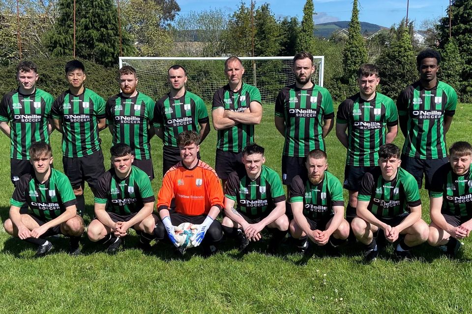 The Arklow United team that defeated Newtown United in the Charlie Bishop Cup. 
