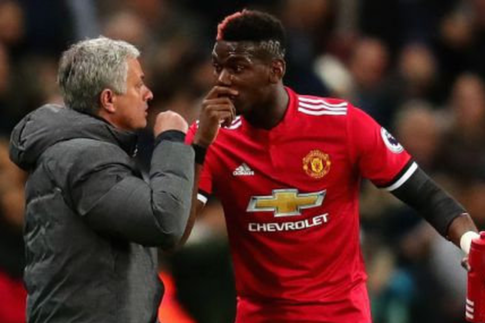 Jose Mourinho has strongly denied he has fallen out with Paul Pogba