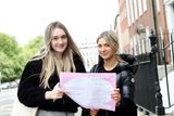 thumbnail: 08/06/2022. Day 1 of Leaving Cert Exams. Pictured (LtoR) Molly McNiffe and Ashley Dunne from the Institute of Education review English Paper one after their first exam in the the Leaving Cert 2022. Photo Sam Boal/Rollingnews.ie