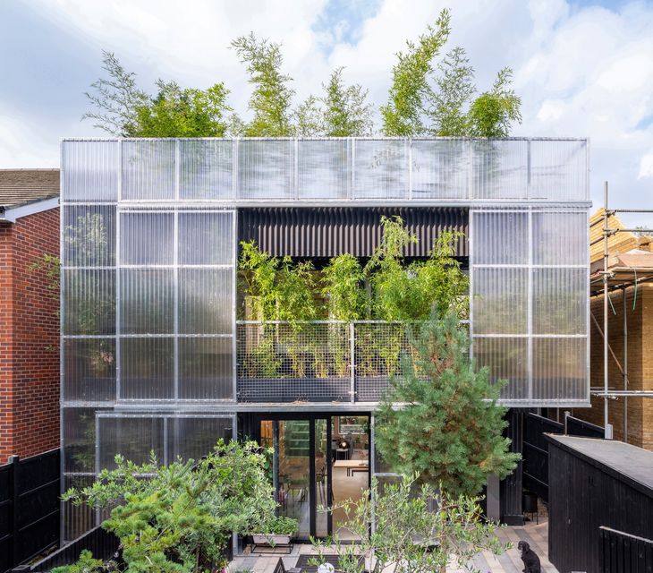 The Green House, which has been named as the Riba House of the Year 2023. Kilian O'Sullivan/Royal Institute of British Architects/PA Wire
