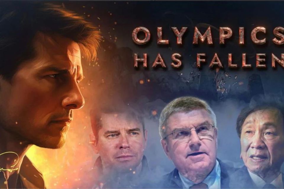 The campaign is traced to a documentary titled 'Olympics has Fallen' which appeared last year.