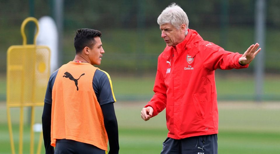 Alexis Sanchez (left) has long-announced his world class but Arsene Wenger still lacks players to take hold of a title race and may not hold onto the Chile striker for much longer. Photo: Stuart MacFarlane/Arsenal FC via Getty Images