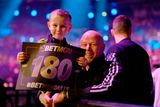 thumbnail: Supporters Max McEvoy, age 5, and his father Dwayne McEvoy from Tullamore