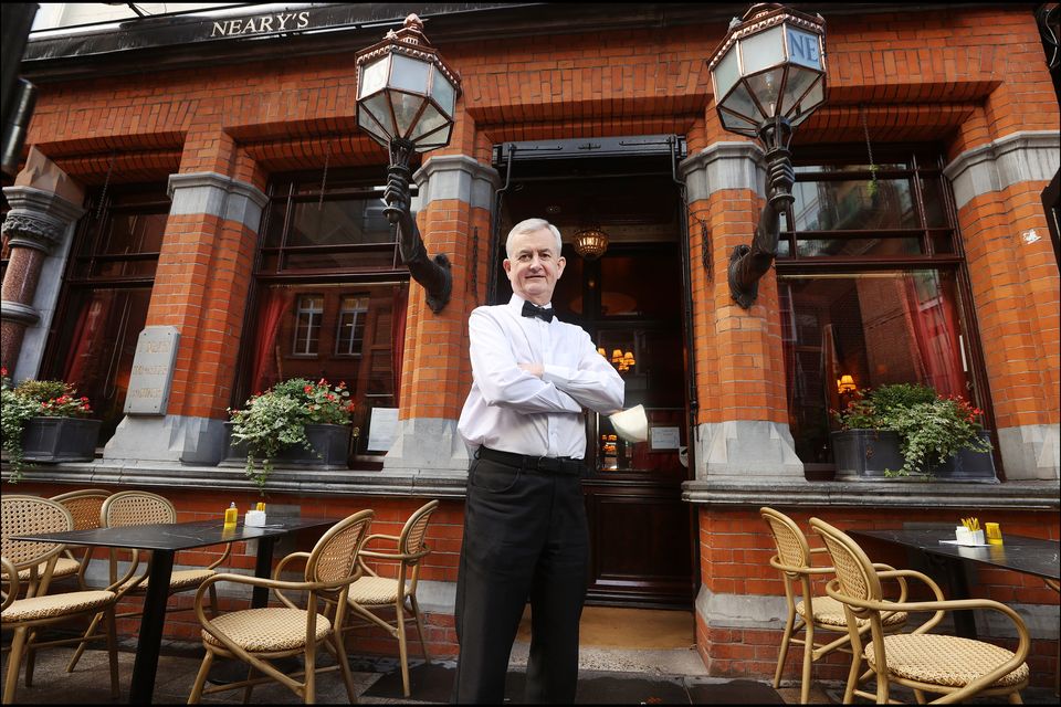 Dave Simpson, manager of Neary’s Pub on Chatham Street, Dublin. Photo: Steve Humphreys