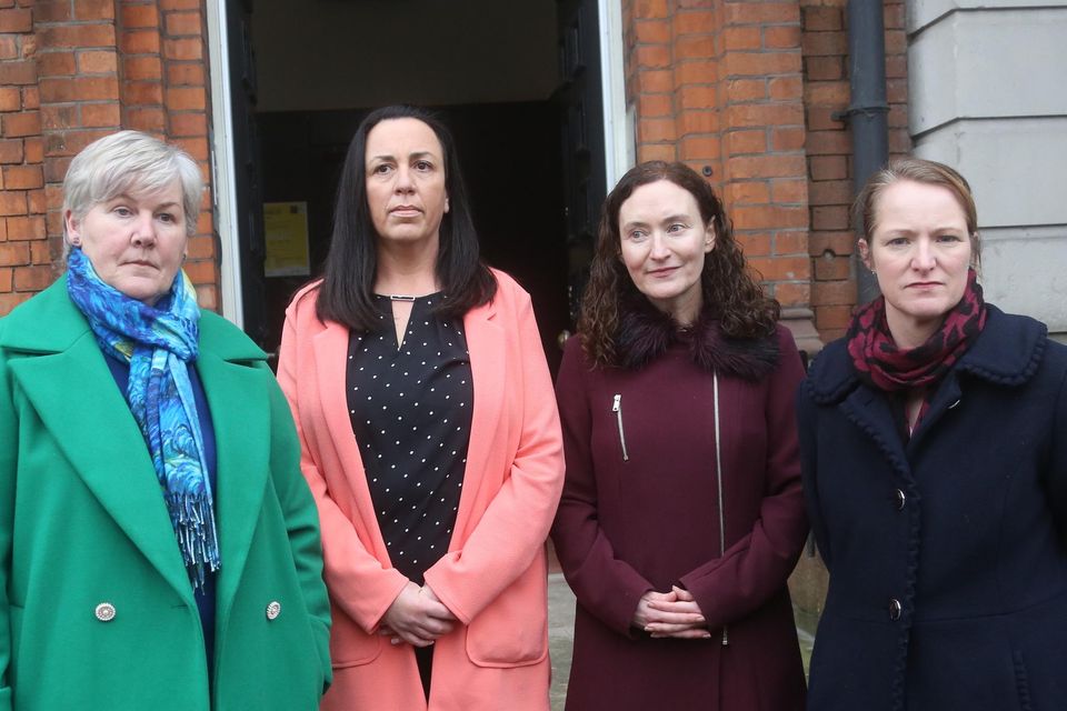 Members of the 'Women of Honour' group (from left) Karina Molloy, Honor Murphy, Yvonne O'Rourke and Diane Byrne. Photo: Gareth Chaney/Collins Photos