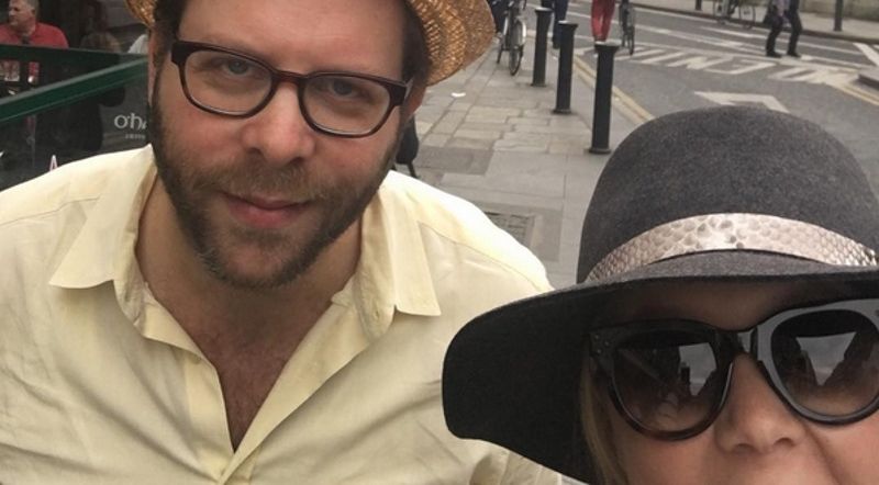 Amy Schumer with her brother Jason Stein in Dublin. Picture: Instagram