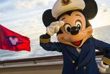 thumbnail: The Disney Magic crew wouldn’t be complete without Captain Mickey, who greet guests onboard the ship. (Matt Stroshane, photographer)