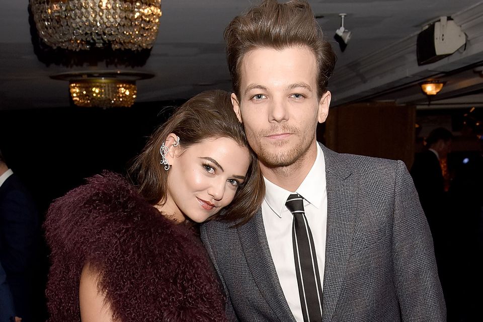 Danielle Campbell and Louis Tomlinson attend the Daily Mirror Pride of Britain Awards in Partnership with TSB at The Grosvenor House Hotel on October 31, 2016 in London, England. The show will be broadcast on ITV on Tuesday November 1st at 8pm.  (Photo by Dave J Hogan/Dave Hogan/Getty Images)