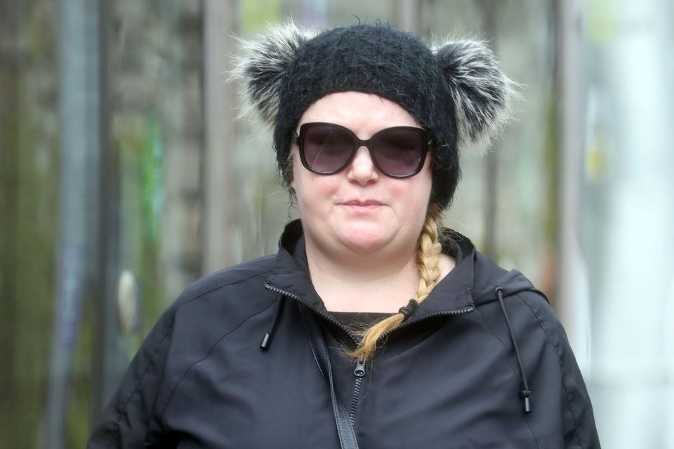 Eimear O Keeffe (43), with an address at The Way, Hunter’s Run in Dublin 15, pictured at the Criminal Courts of Justice (CCJ) Photo: Paddy Cummins