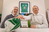 thumbnail: Declan Bourke and Trevor Twamley,  co-founders of Sport Endorse. Photo: Steve Humphreys