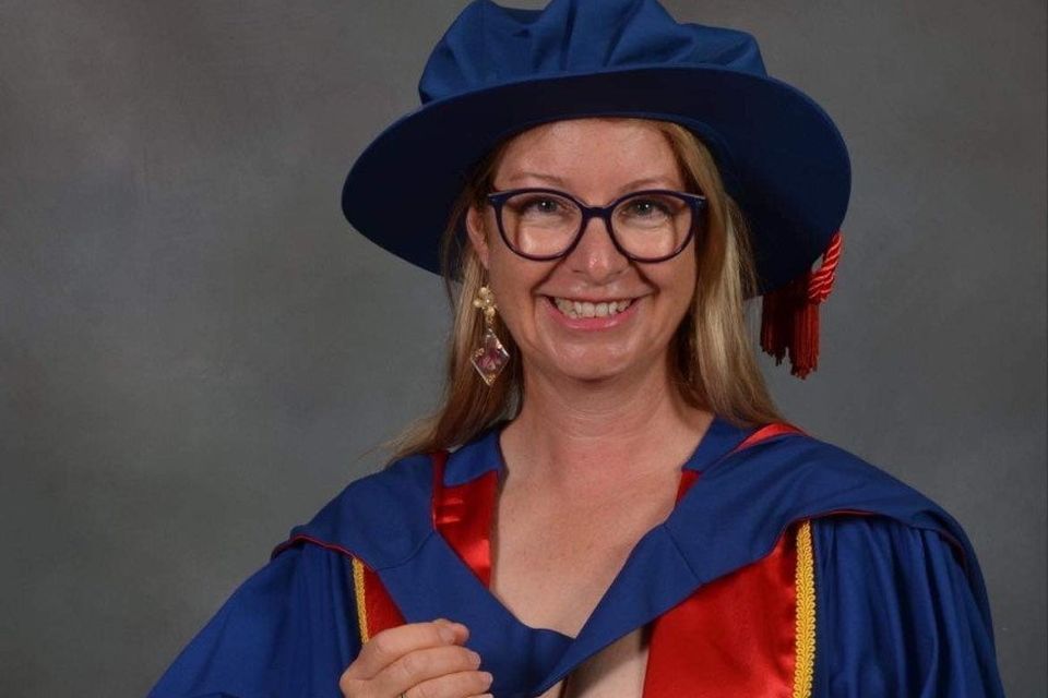 Dr. Rachel McEleney Freebury who is originally from the Lower Point Road, Dundalk and now lives in Western Ausatralia pictured after she was conferred with a PhD from the University of Edith Cowan