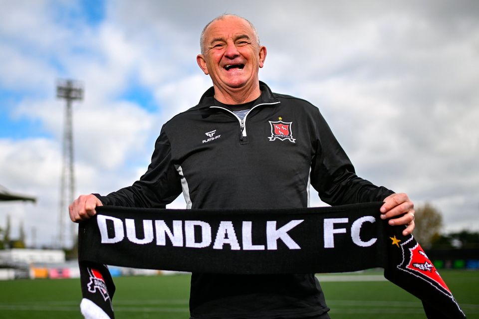 Noel King is unveiled as Dundalk manager. Photo: David Fitzgerald/Sportsfile