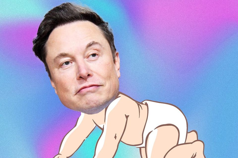 The word 'manchild' has been used in criticism of certain public figures like Elon Musk