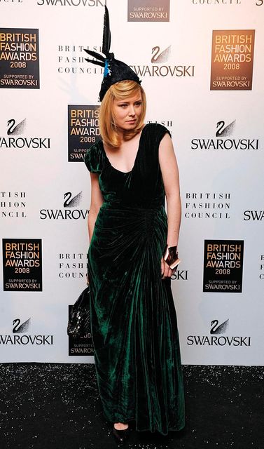 Roisin Murphy arrives for the 2008 British Fashion Awards