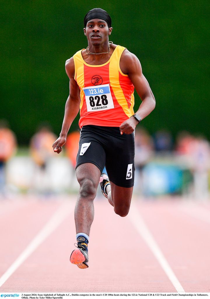 Seán Aigboboh making giant strides in Texas with help from sprint legend Carl Lewis