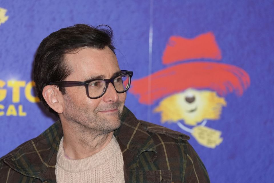 David Tennant attending the opening night of Paddington: The Musical at the Savoy Theatre in London (Ian West/PA)