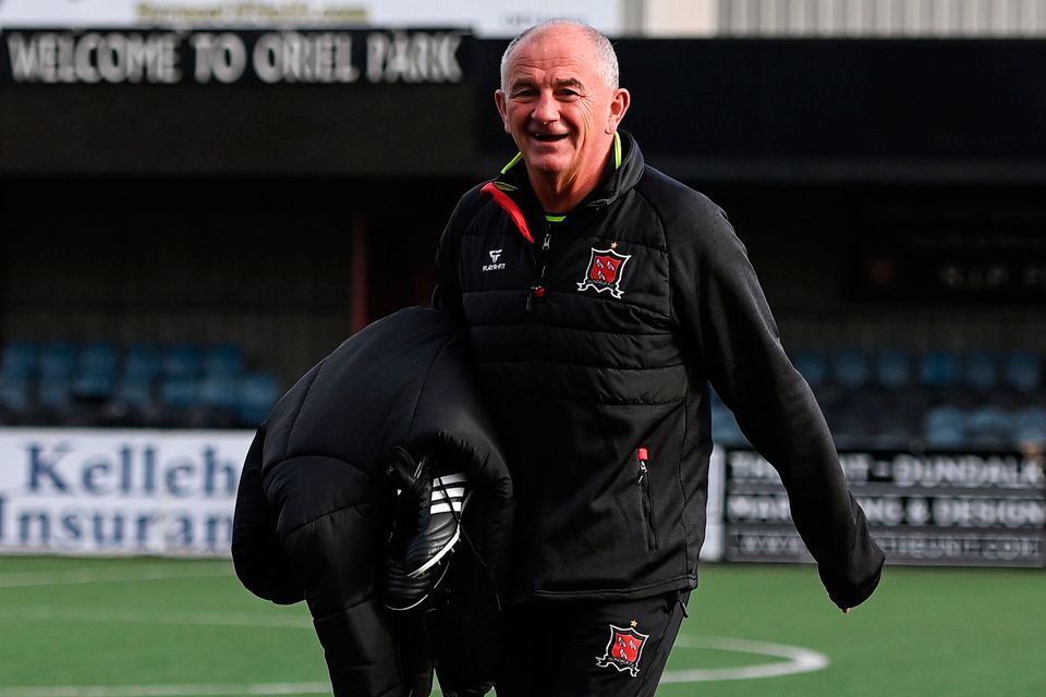 Dundalk manager Noel King is pictured before the SSE Airtricity League Premier Division match against Bohemians at Oriel Park in Dundalk, Louth. Photo: Stephen McCarthy/Sportsfile