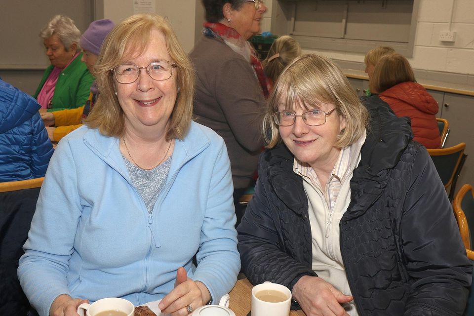 Colette Walsh and Eileen Furlong at the Coffee Morning in Clonroche Community Centre.