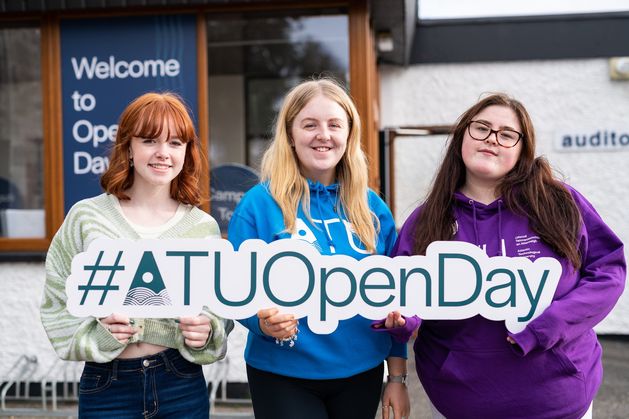 Atlantic Technological University (ATU) will host its final Open Day of the academic year on Saturday 10th May 10am to 1pm on both the Sligo and St Angela’s campuses.