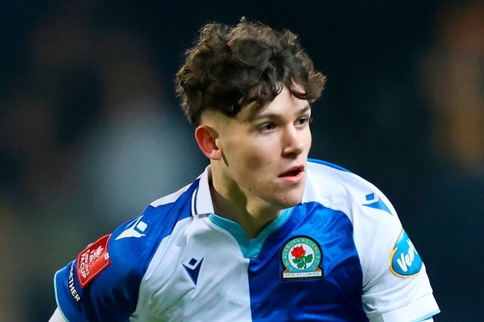 Blackburn boss praises 15-year-old Ireland underage cap Rory Finneran after  making first-team debut | Irish Independent