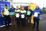 thumbnail: At the launch of Louth Garda Youth Awards in association with Centra Mid Louth Gardai. L to R Garda Niall Higgins , Gary Dunne Centra Ardee, Garda Catherine Smith, Sgt John Heavey, Inspector Martina Gallagher, Eamon Victory Centra Dunleer and Garda Noel Loughran      Pic Seamus Farrelly .