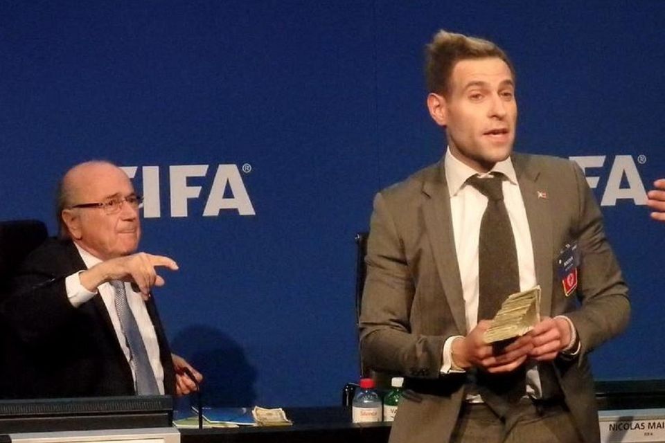 The incident took place at an executive committee Meeting at Fifa Headquarters, Zurich (PA)