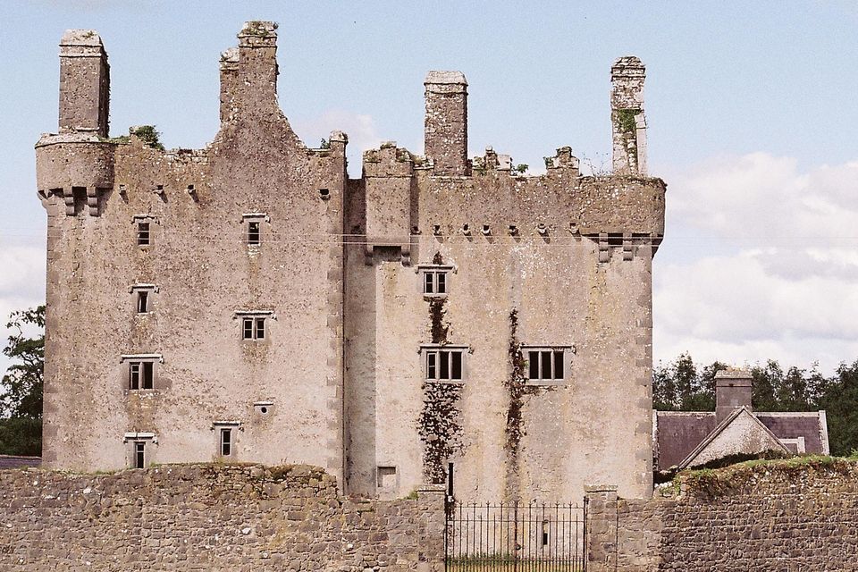 A daytime view of Killaleigh Castle, Cloughjordan, Co Tipperary