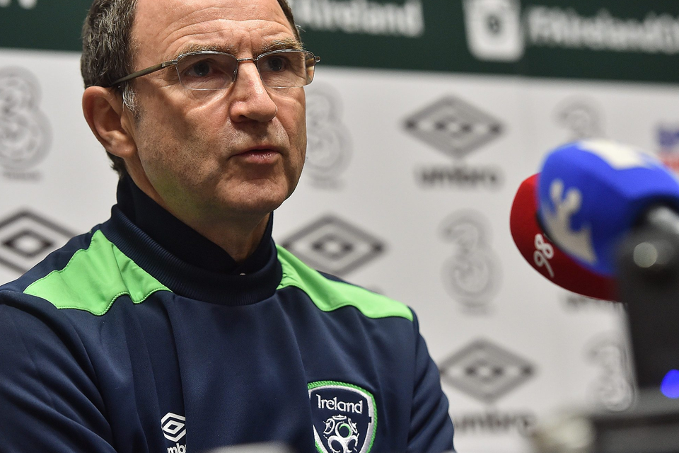 23 May 2016; Manager of Republic of Ireland Martin O'Neill during a press conference in the National Sports Campus, Abbotstown, Dublin. Photo by David Maher/Sportsfile