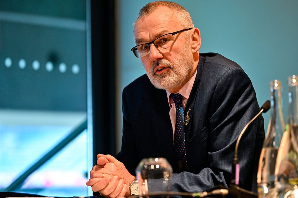 Outgoing GAA president Larry McCarthy. Photo: Sportsfile