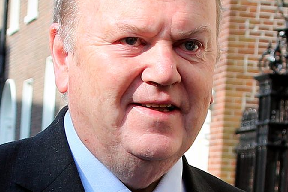 Support: Michael Noonan will be happy with evictions Photo: Tom Burke
