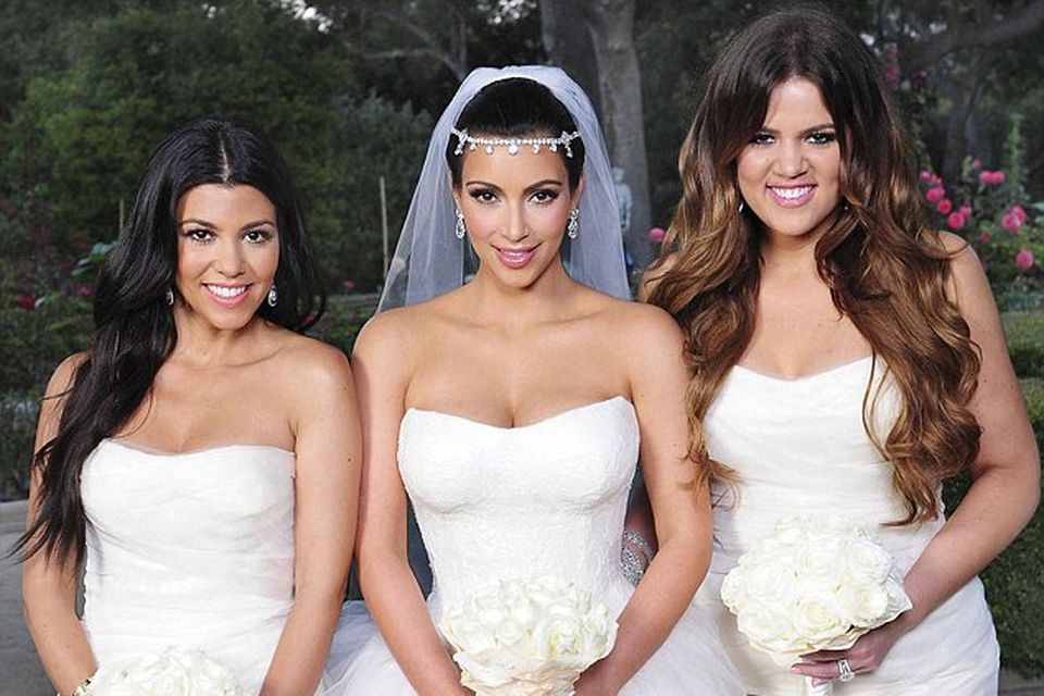 Kim kardashian outlet wedding bridesmaids