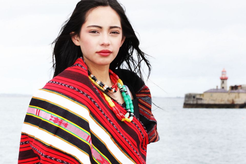 12-year-old Kyna McCarthy, from the Phillipines, at the launch of the dlr Festival of Inclusion which runs until May 26. See dlrcoco.ie. Photo: Leon Farrell