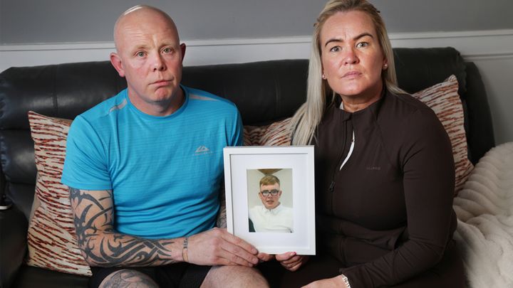 Bowel cancer at 22: ‘They took us into a room and very gently broke the news to us that he was dying, it was just horrific’