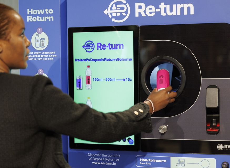 Ireland's Deposit Return Scheme launched in February. Photo: Andres Poveda