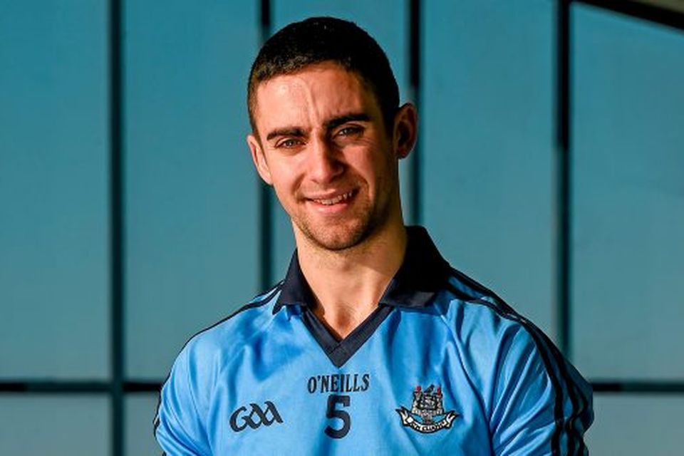 Dublin senior footballer James McCarthy at the unveiling of Ballygowan and Energise Sport as the new Official Hydration Partners of Dublin GAA in a three year deal. Parnell Park, Dublin