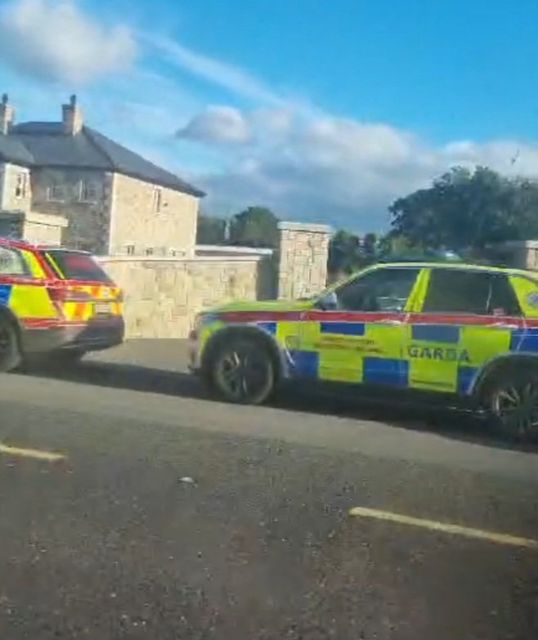 Two houses were searched by armed and uniformed gardaí in Longford last night.