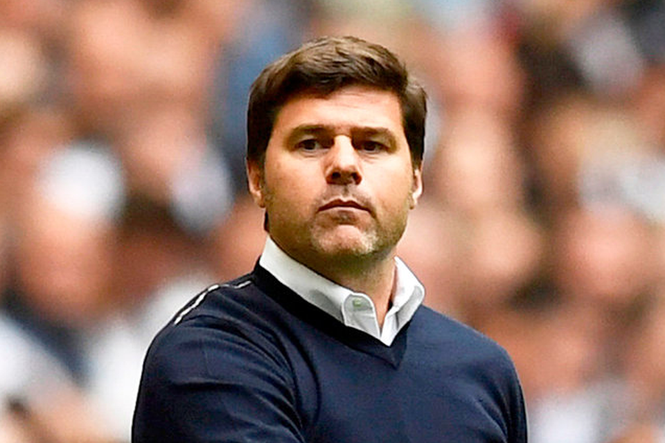 Pochettino said before yesterday's game against Chelsea. "I want to win the Premier League."   Photo: Reuters