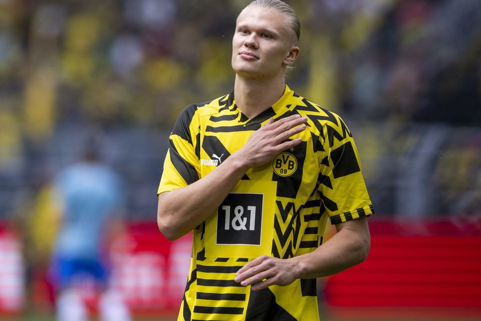 Manchester City have completed the signing of Erling Haaland (David Inderlied/PA)