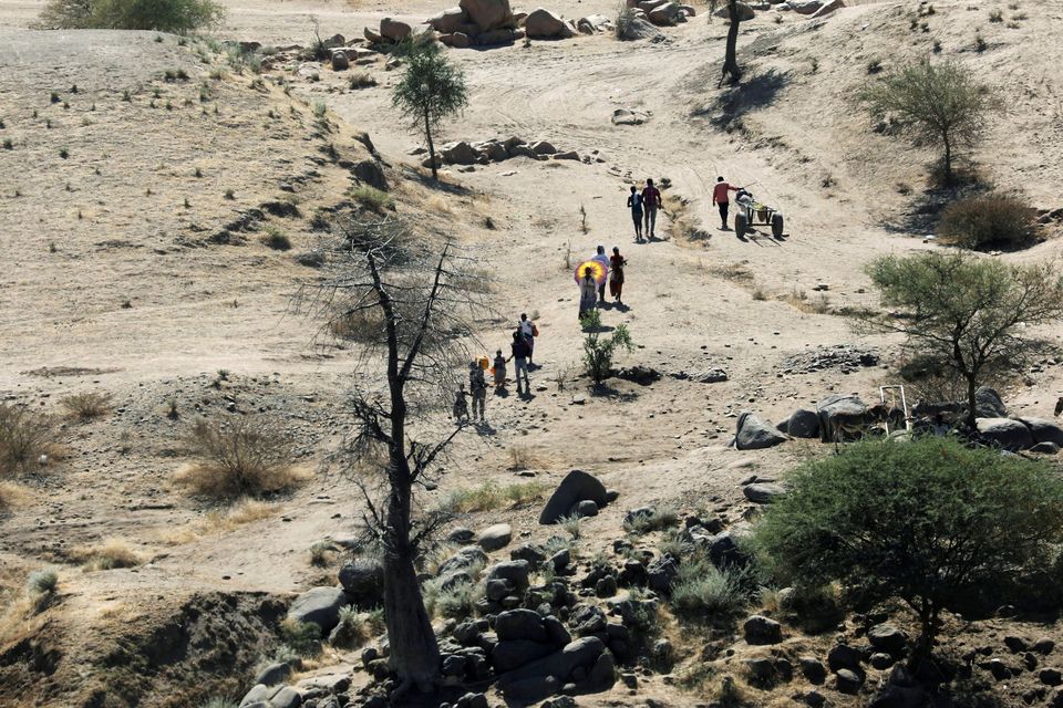 Ethiopians fleeing the Tigray region. Photo: Baz Ratner/Reuters