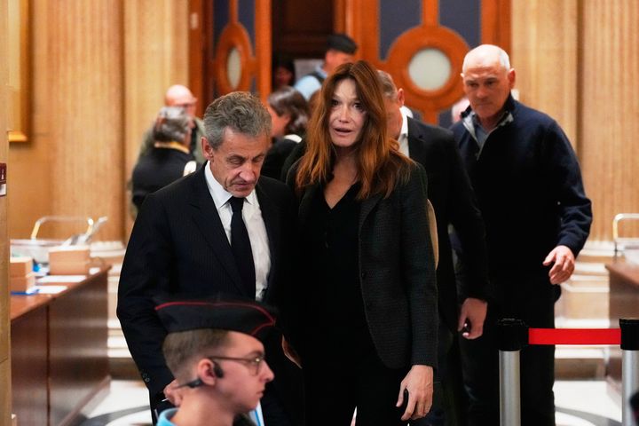 Nicolas Sarkozy declares innocence as he appeals conviction over alleged funding from Libya