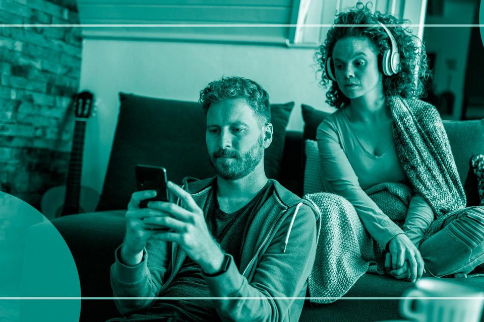 'Plenty of cheaters live with partners and still find ways to cheat.' Stock photo