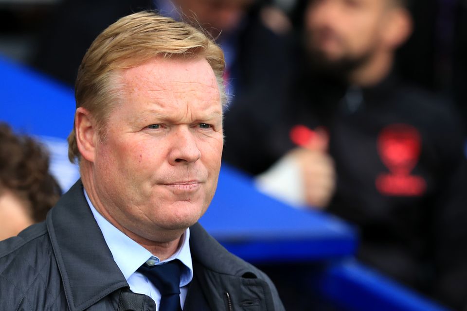 Everton manager Ronald Koeman is coming under growing pressure