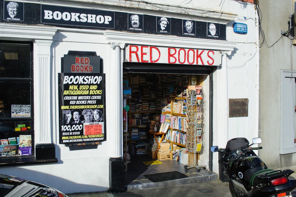 "People will come in and bring me food. It’s a community. It’s like family.” Red Books bookshop in Wexford. Photo: Eoin Rafferty