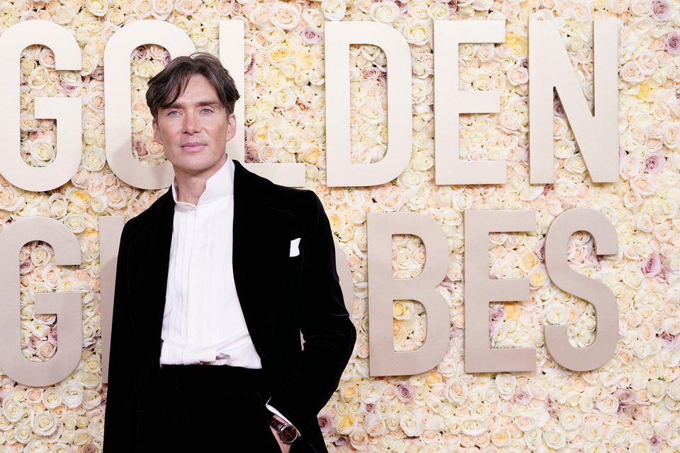 Cillian Murphy arrives at the 81st Golden Globe Awards on Sunday, Jan. 7, 2024, at the Beverly Hilton in Beverly Hills, Calif. (Photo by Jordan Strauss/Invision/AP)