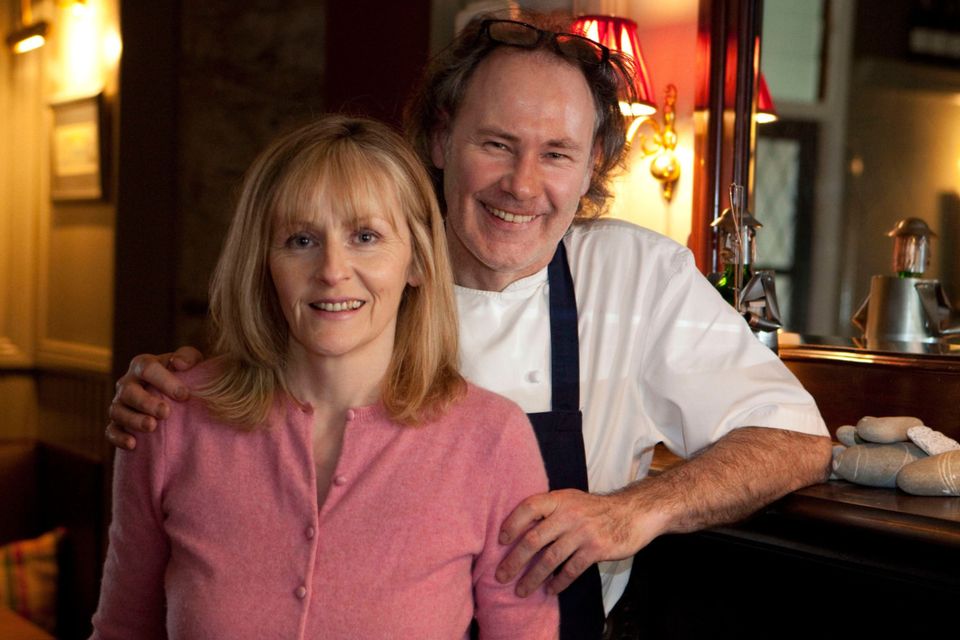 Brownie points: Aidan McGrath and Kate Sweeney are the people behind the Wild Honey Inn, which became the first pub in Ireland to be awarded a Michelin star. Photo: Press 22
